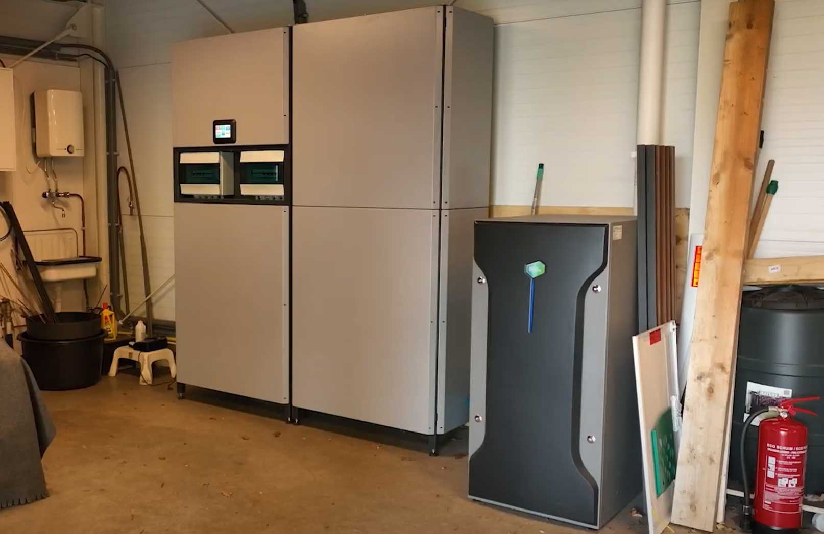 Compleet installatie particulier - Opslagsysteem